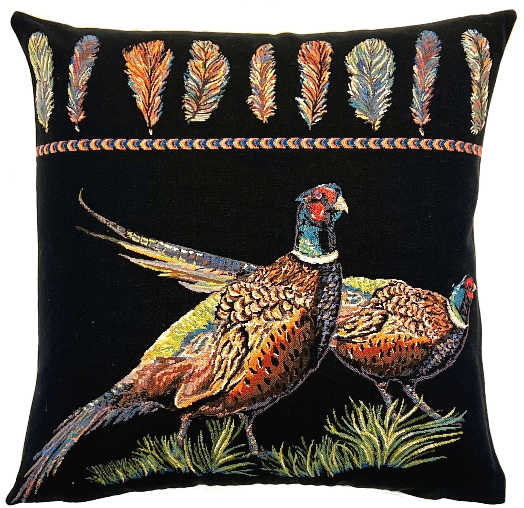 Pillow with Insert Pheasant Maison Blue