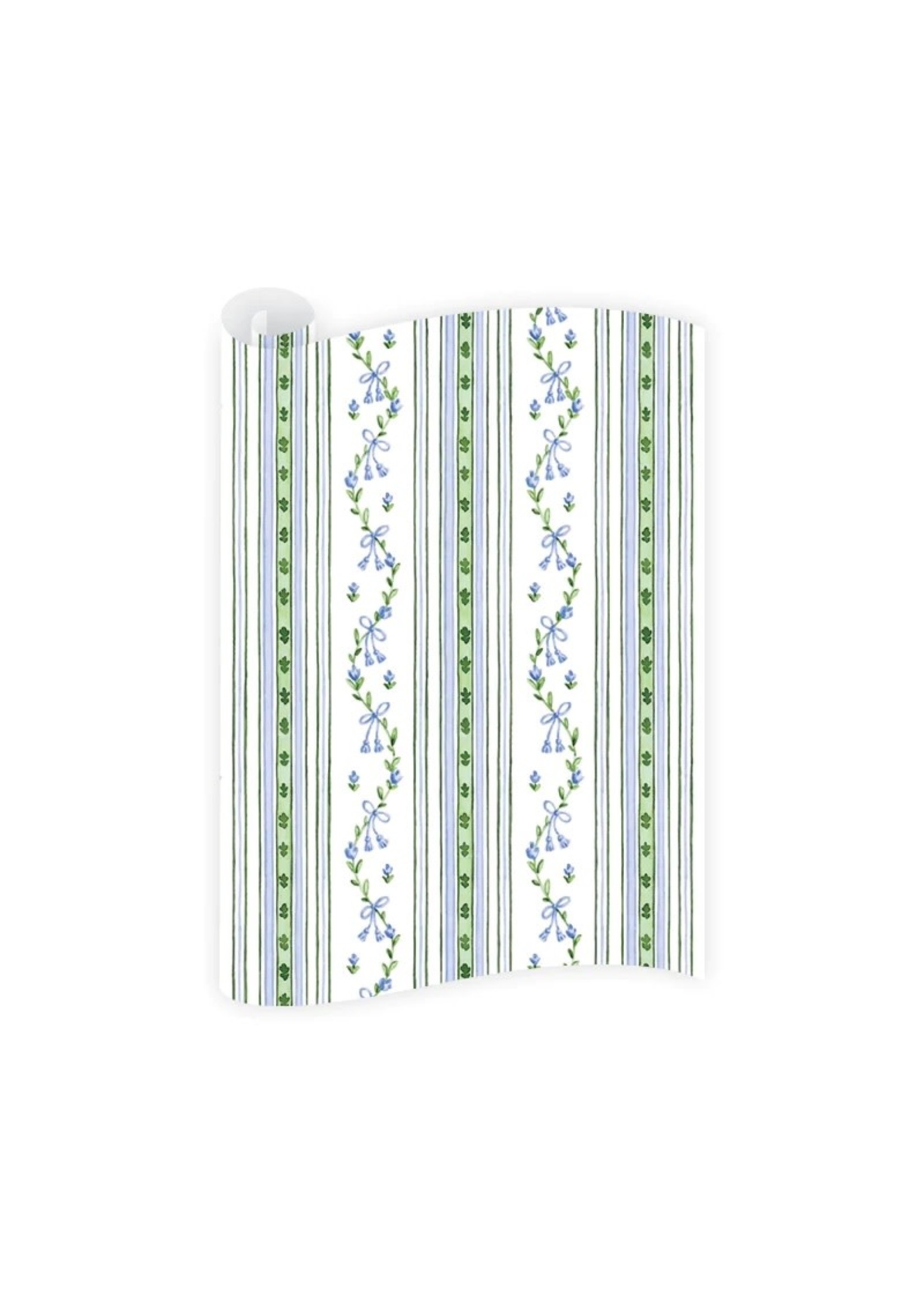 Dogwood Hill Gift Wrap Sheets - Broderie Bleue (3 sheets)