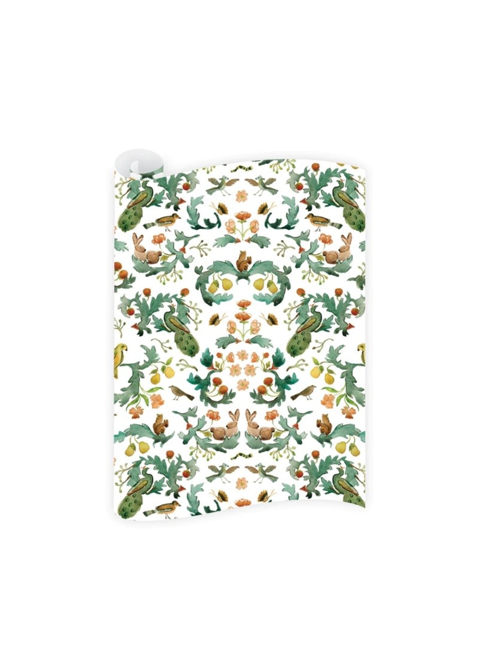 Dogwood Hill Gift Wrap Sheets - Garden Tapestry (3 sheets)