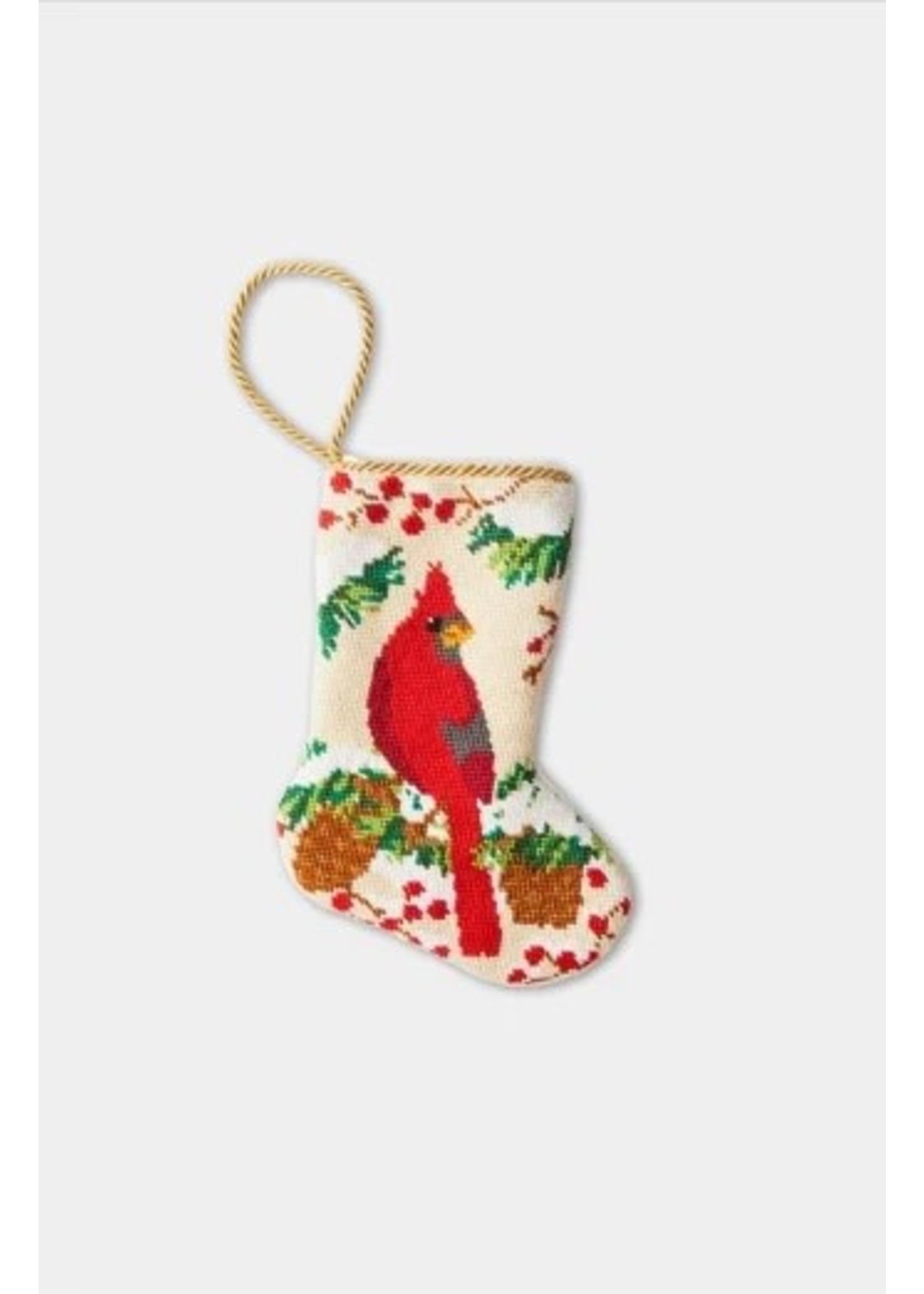Bauble Stocking - Christmas Cardinal
