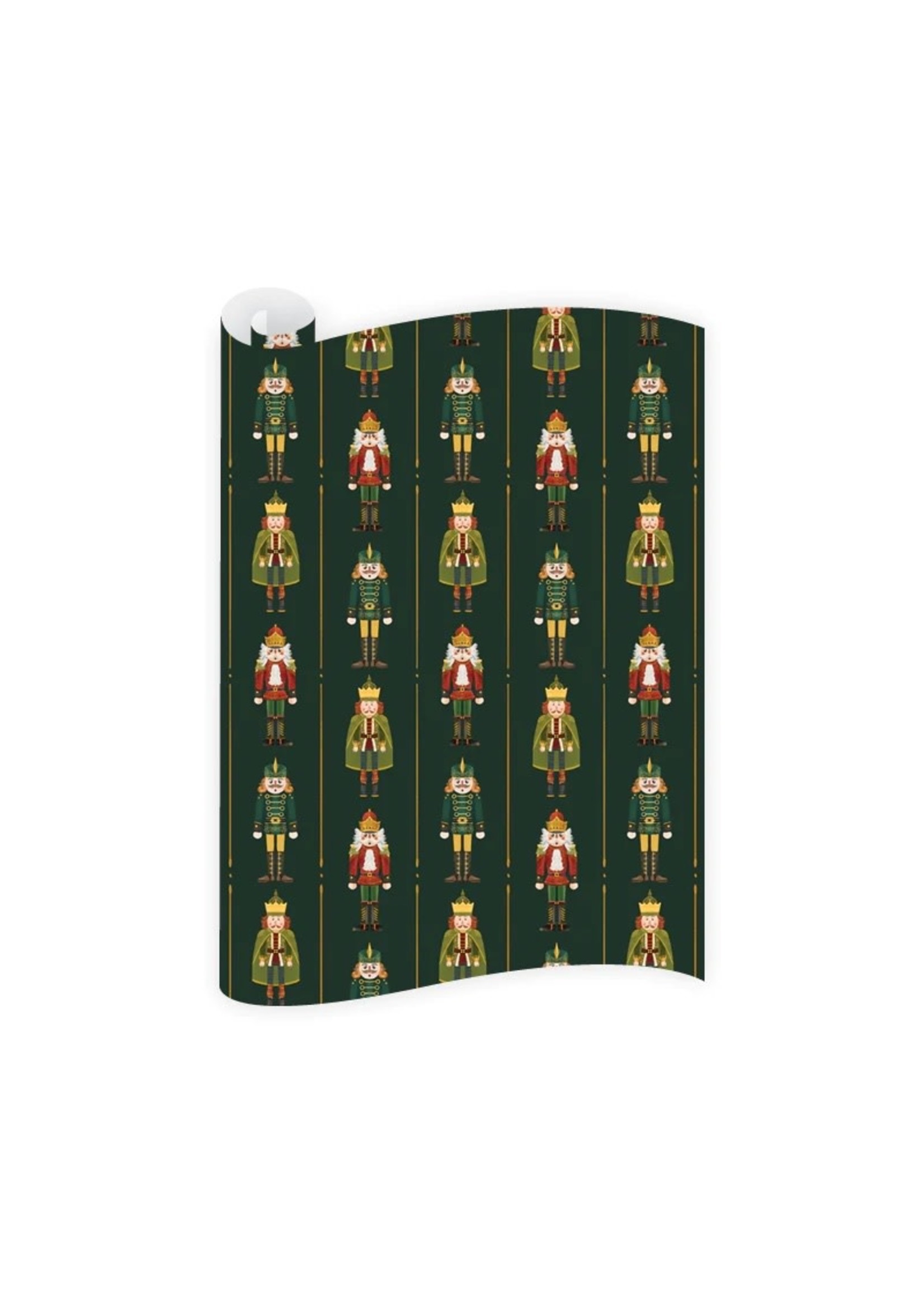 Dogwood Hill Gift Wrap Sheets - Swedish Christmas Nutcracker (3 sheets)