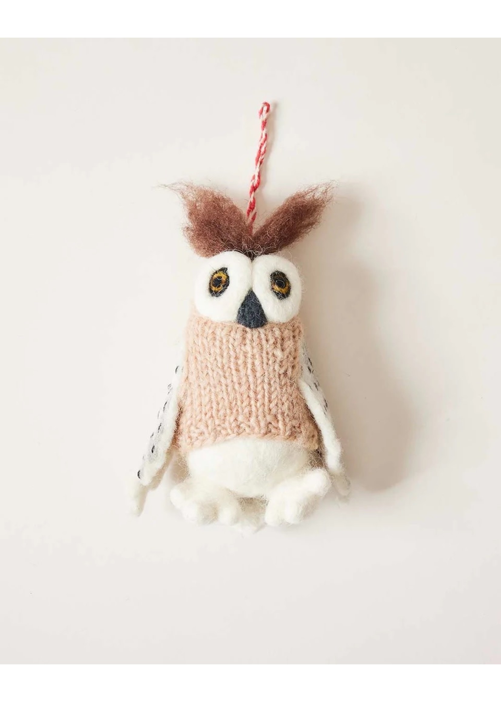 Farmhouse Pottery Ornament - Oliver the Owl