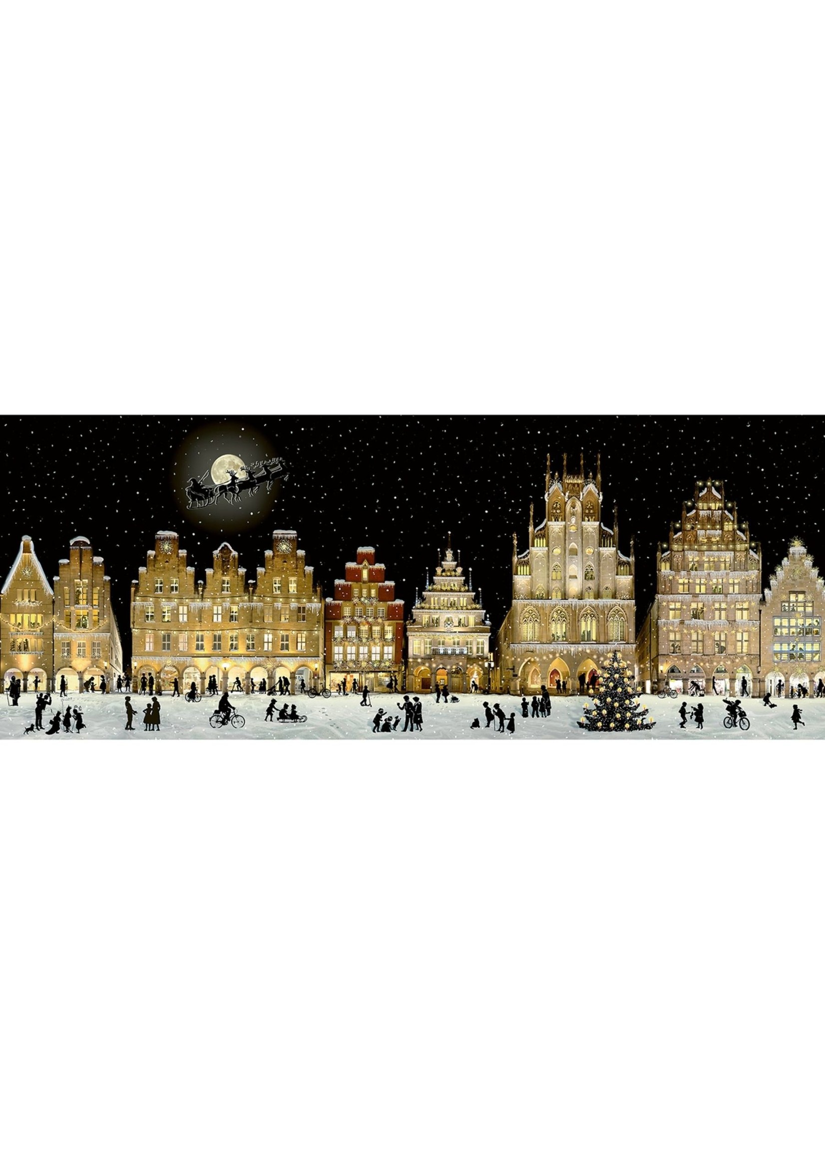Advent Calendar - Christmas Lights Cityscape