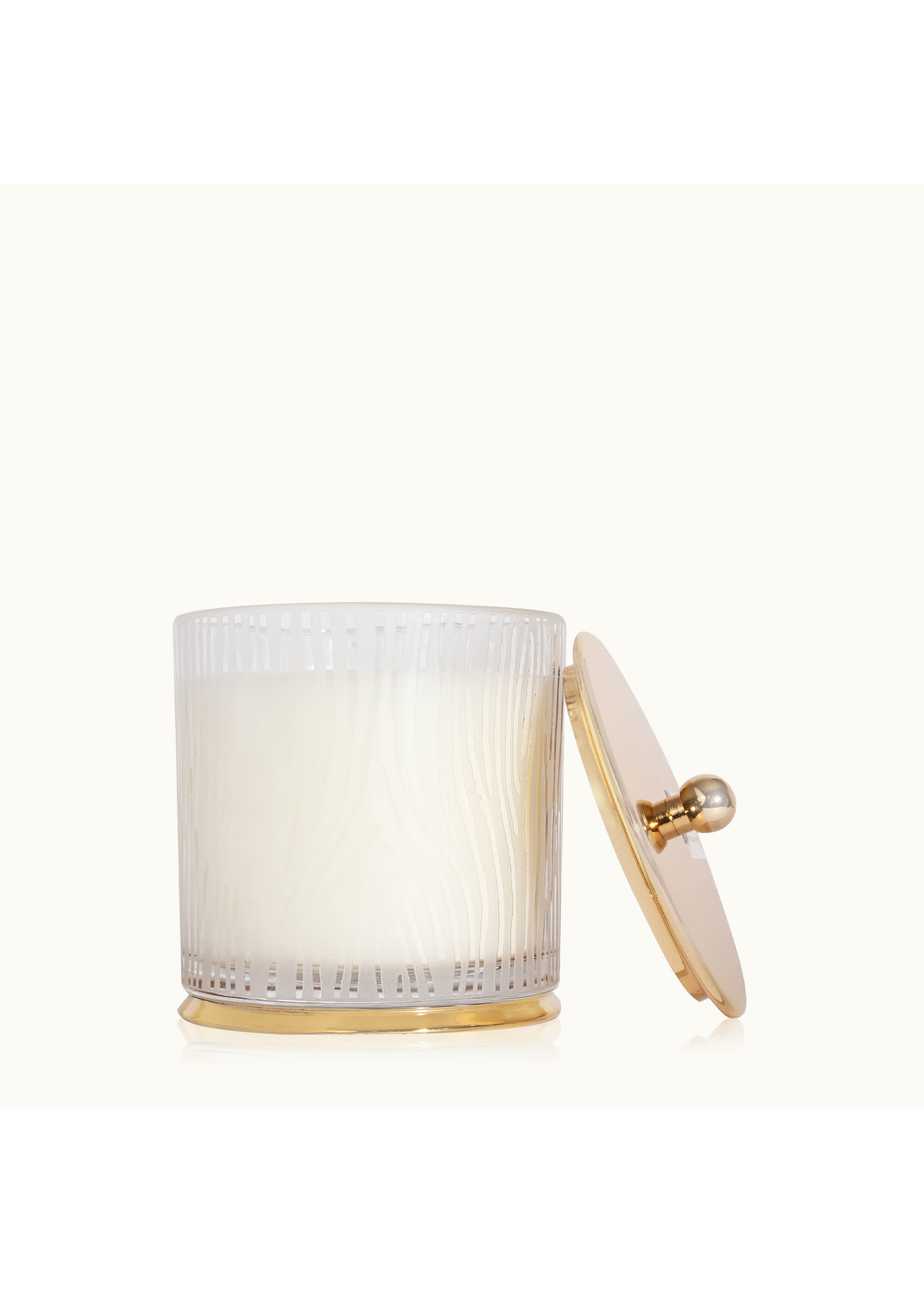 Thymes Frasier Fir - Frosted Wood Grain Candle Large