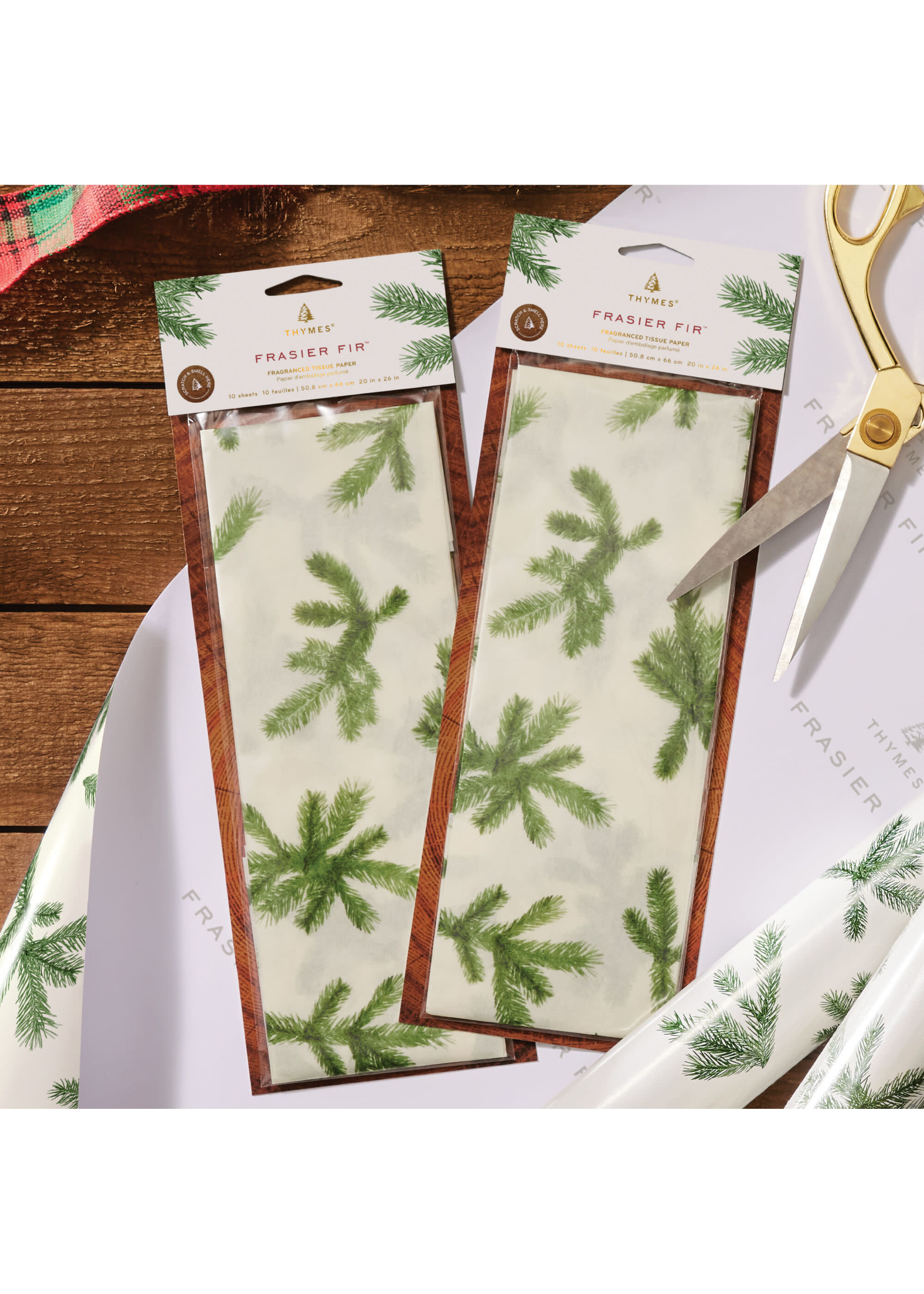 Thymes - Frasier Fir Fragranced Wrapping Paper