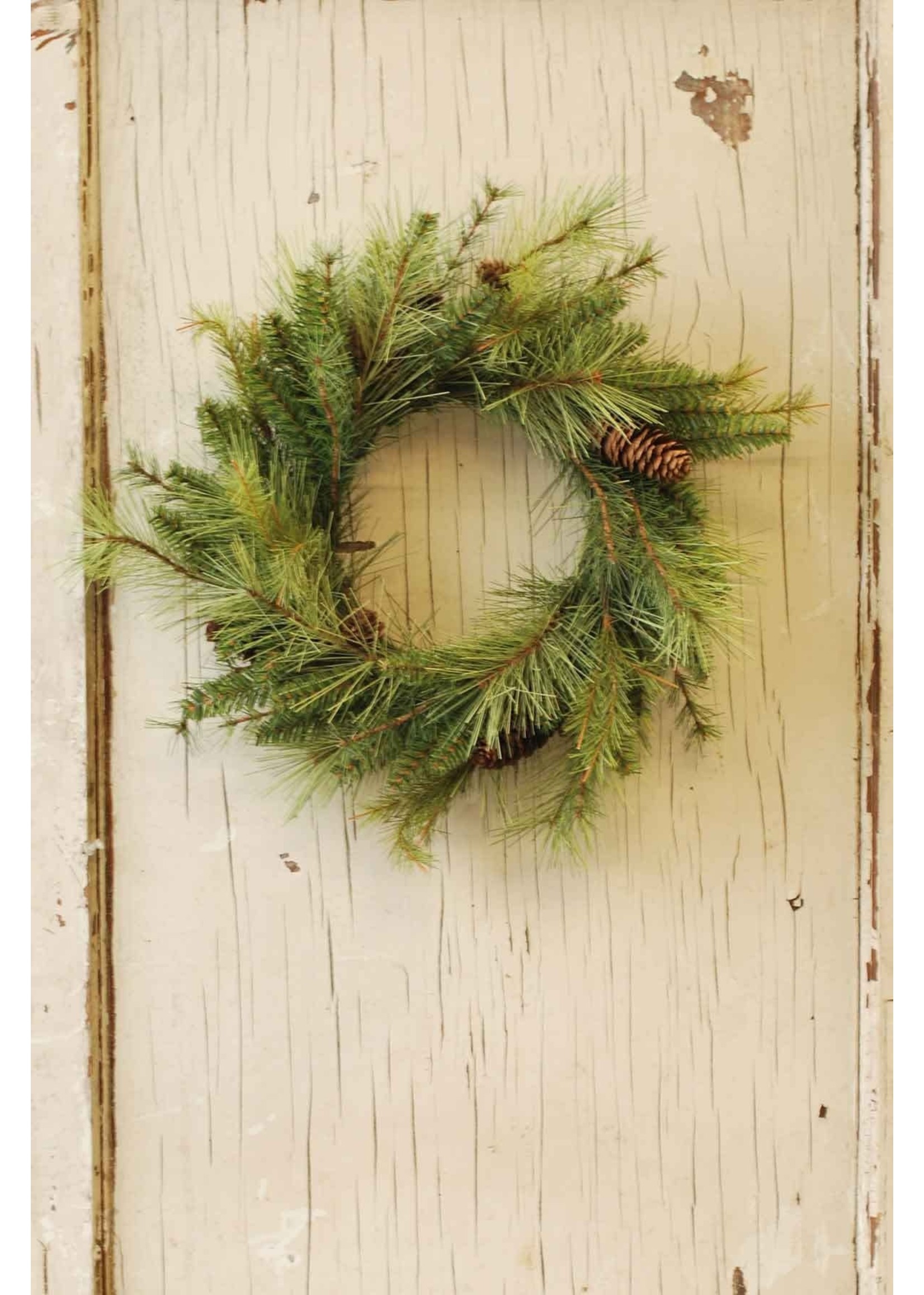 Candle Ring - Jackson Pine w/Cones 6.5"