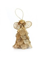 Ornament - Angel - Gumon Petals Gold 5"