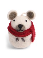 Ornament - Ice Bear with Scarf