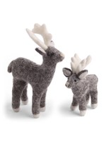 Ornament - Reindeer & Baby Grey