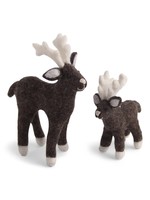 Ornament - Reindeer & Baby Brown