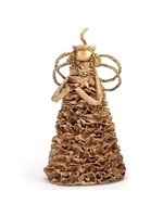 Ornament - Angel - Ruffled Paper with Layered Dress 6"