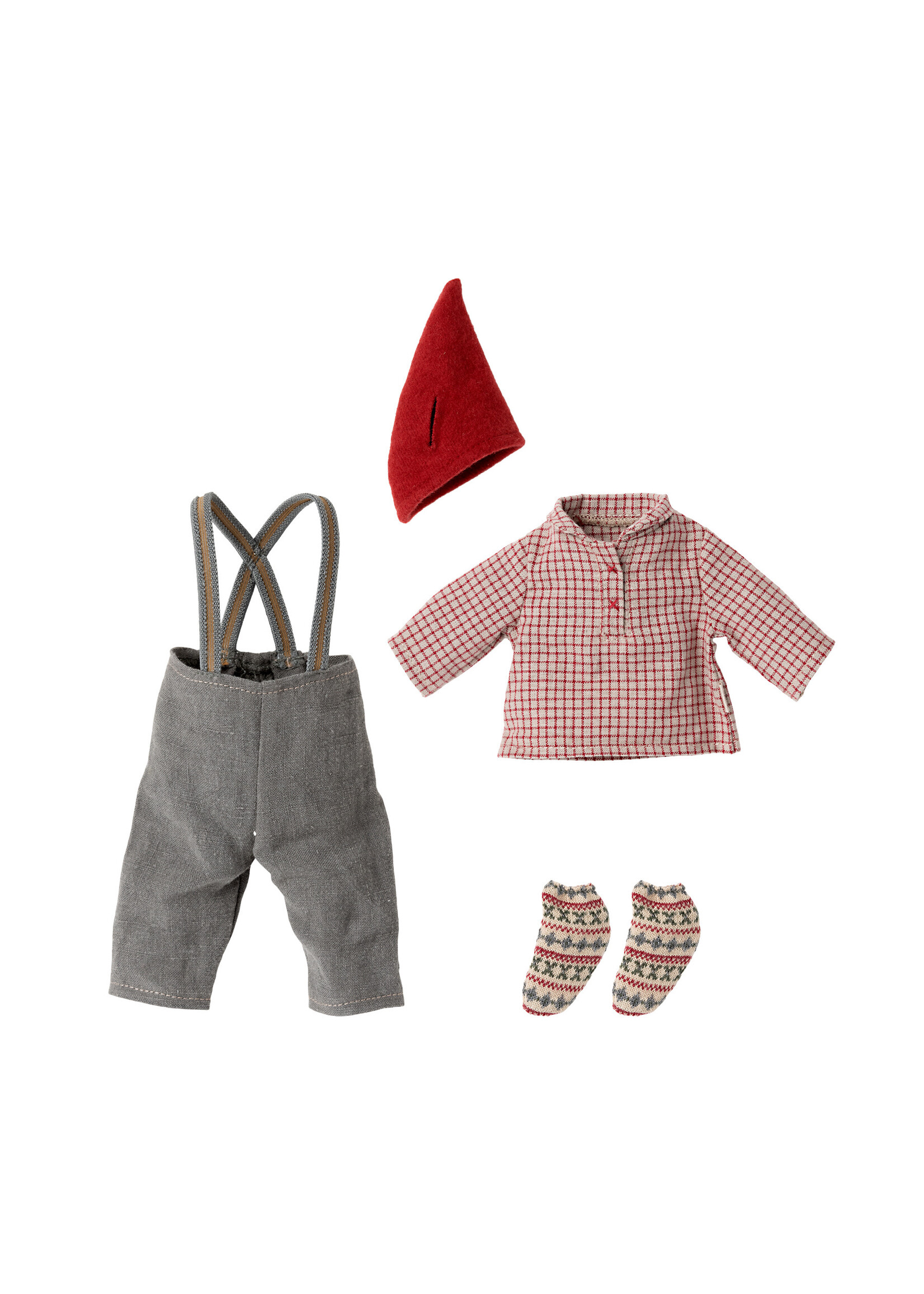 Maileg Medium Mouse - Christmas Boy Clothes