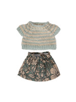 Maileg Big Sister Clothes - Knitted Sweater & Skirt