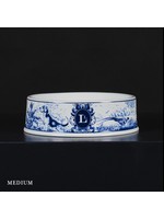 Lord Lou Dog Bowl - Royal Delft The Enchanted Forest Medium