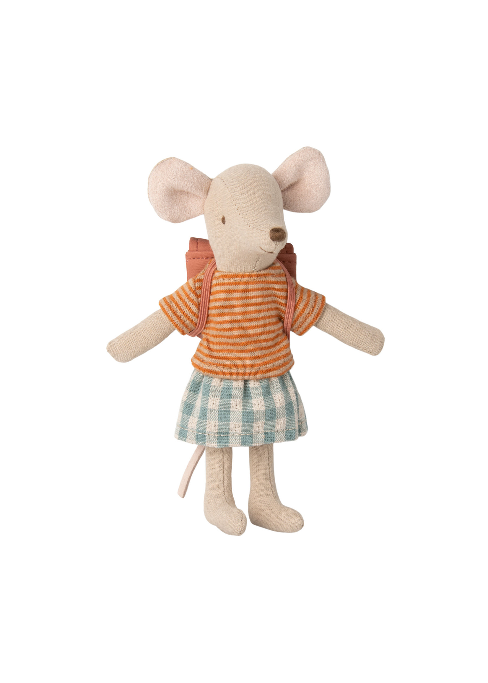 Maileg Big Sister Clothes - Tricycle Mouse Old Rose