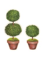 Hester & Cook Paper Placemats - Topiary Pair (12 sheets)
