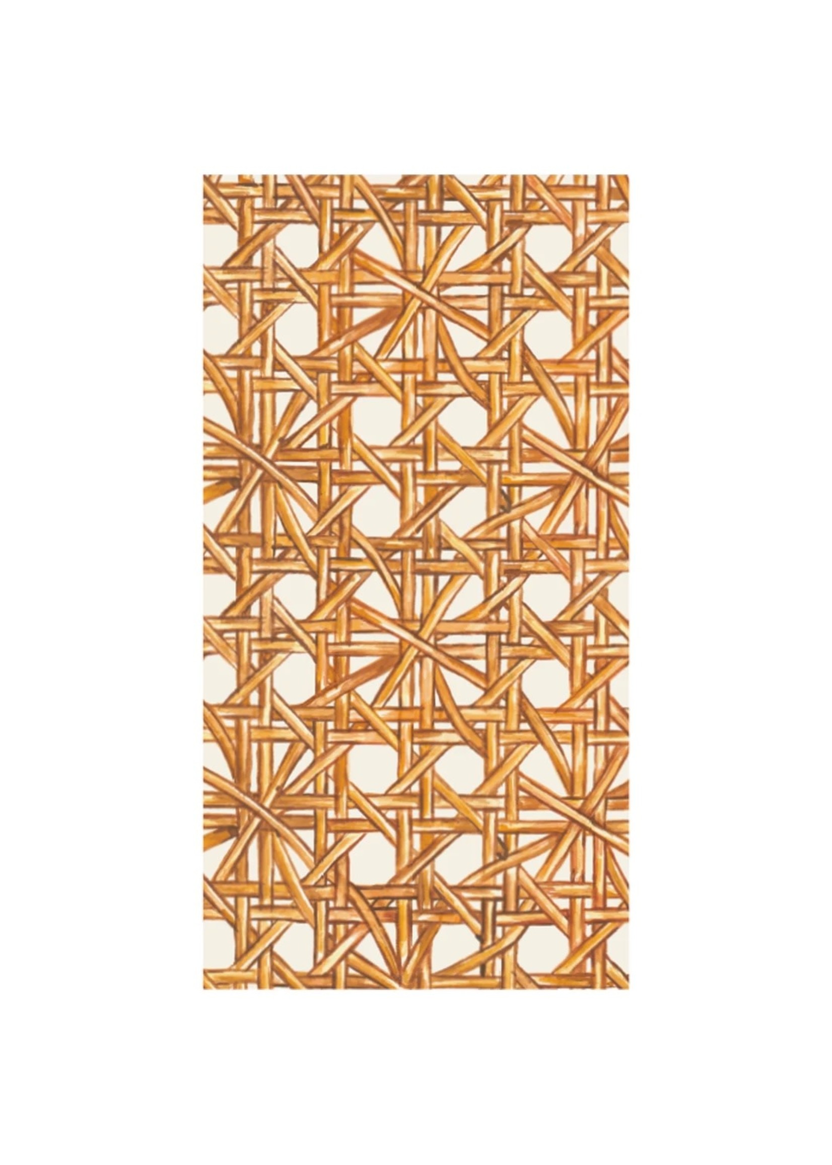 Hester & Cook Paper Guest Napkins - Rattan Weave (pack of 16)