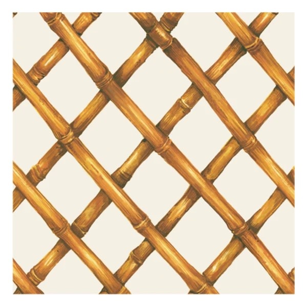 Hester & Cook Paper Cocktail Napkins Bamboo Lattice (pack of 20