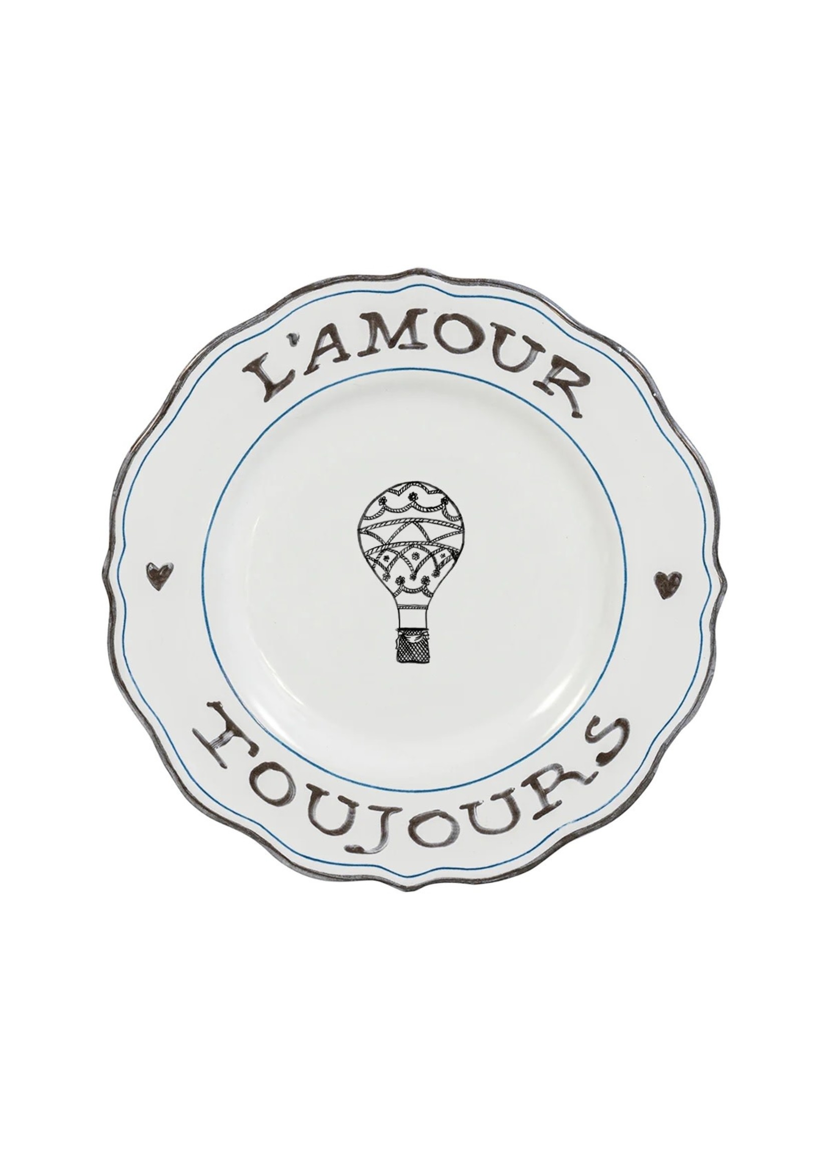 Juliska L'Amour Toujours Dessert/Salad Plate  (Set of 4)