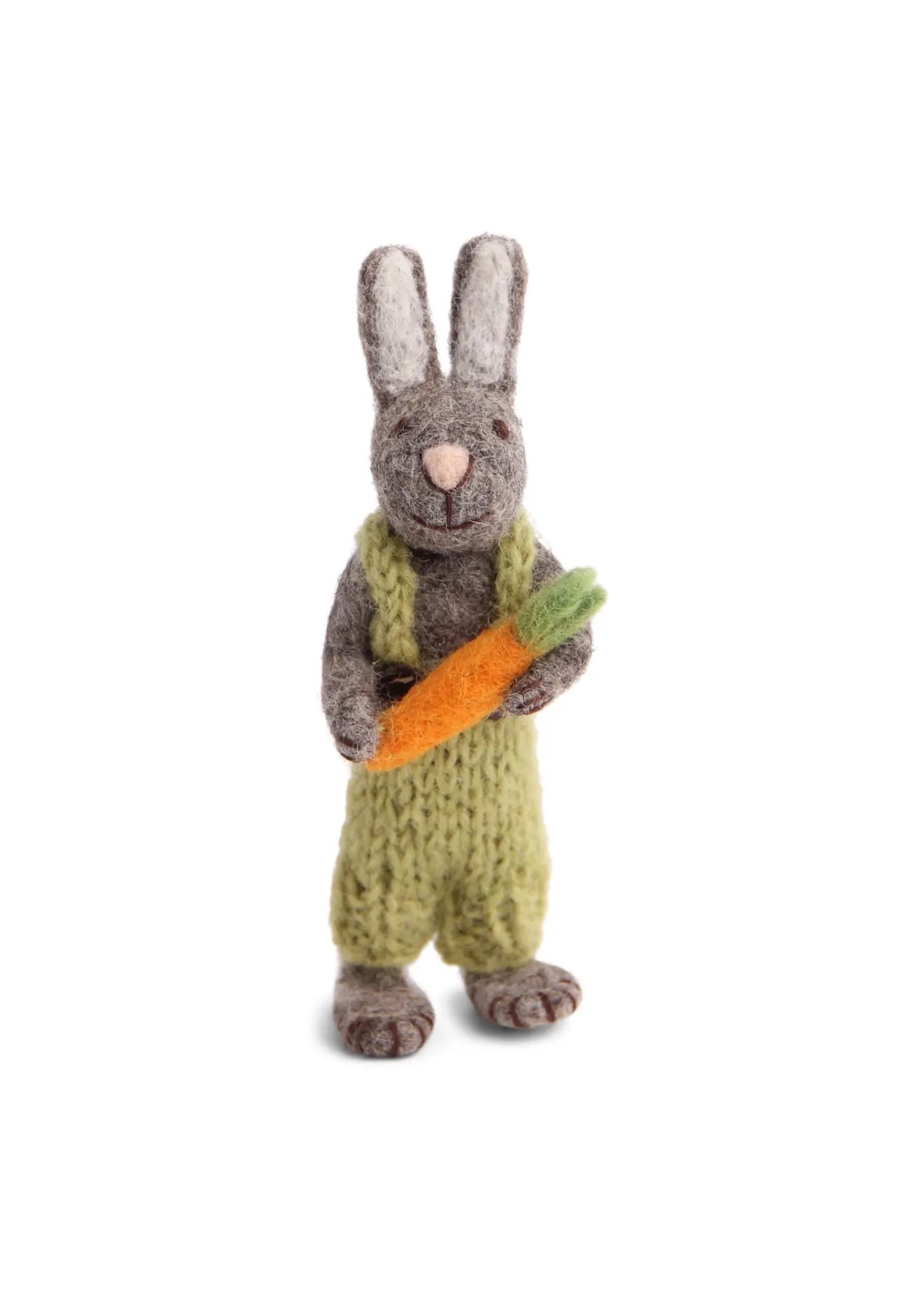Bunny Grey with Carrot