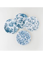 Melamine Pictorial Blue and White Plate - 9" (set of 4)