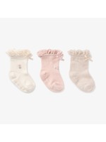 Socks - Floral Blush Ankle (3 Pack)
