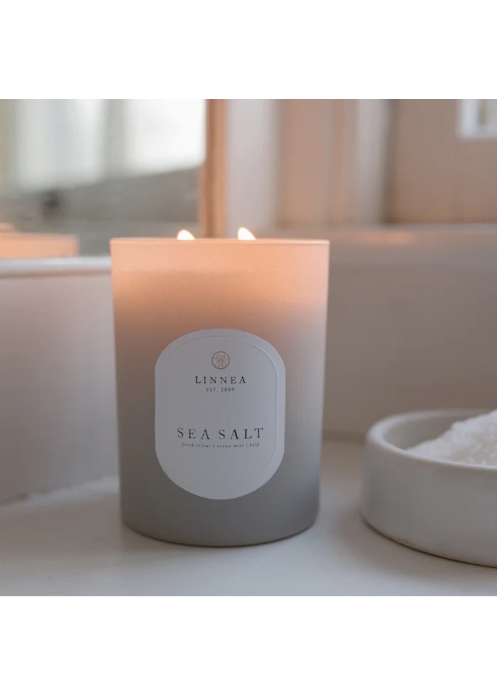 Linnea & Co. Candle - Sea Salt 2-wick