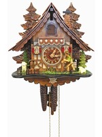 German Cuckoo Clock - Chalet with Hiker  (mechanical)