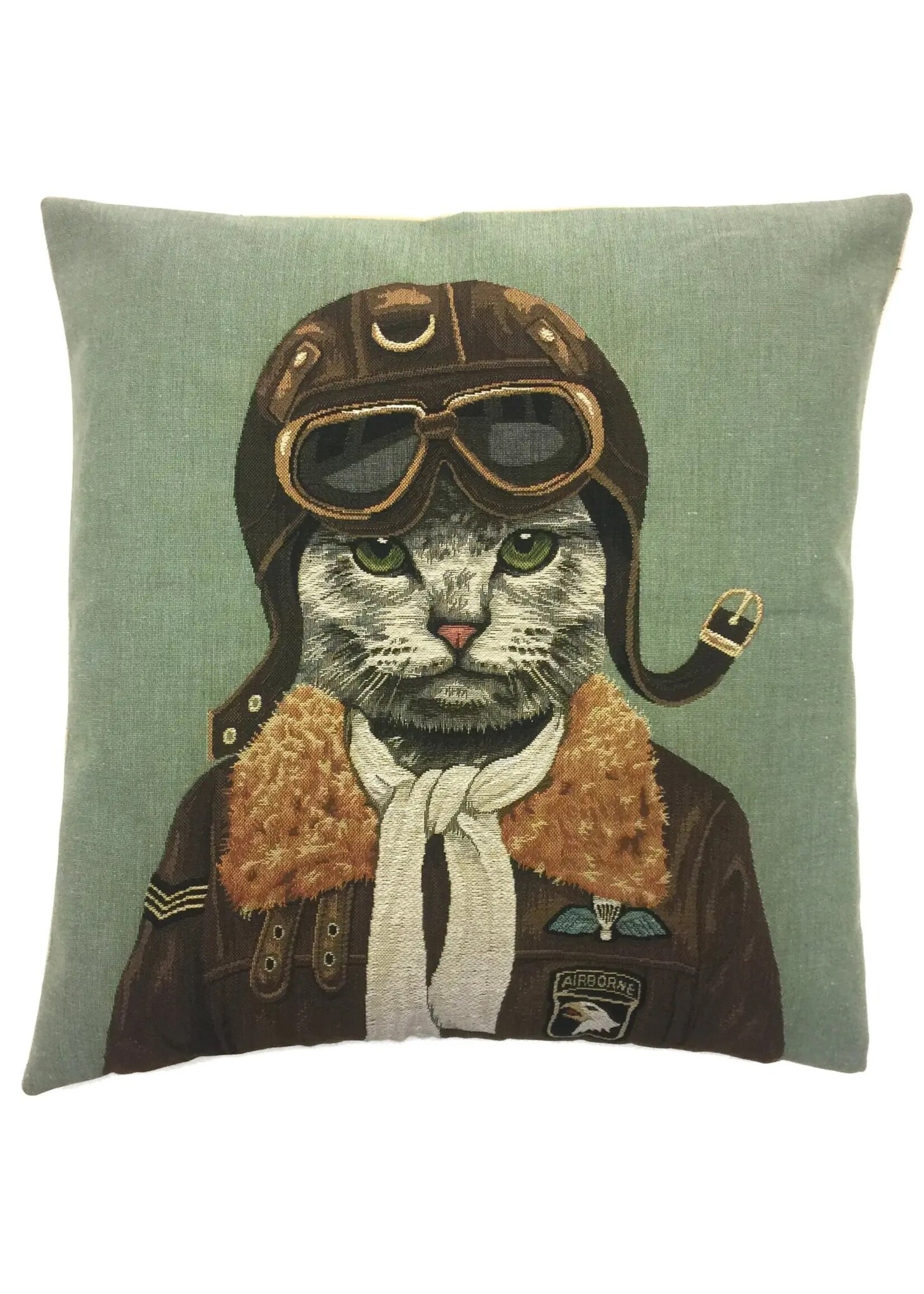Pillow with Insert - Aviator Cat