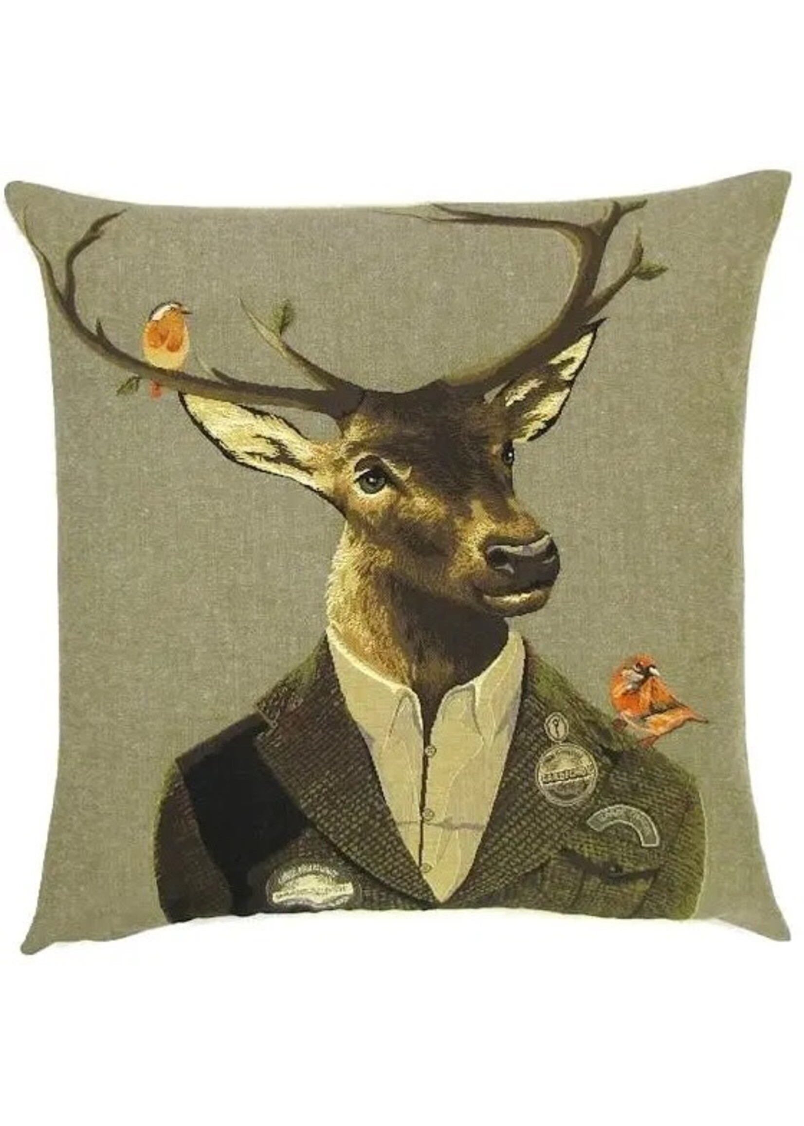 Pillow with Insert - Black Forest Stag