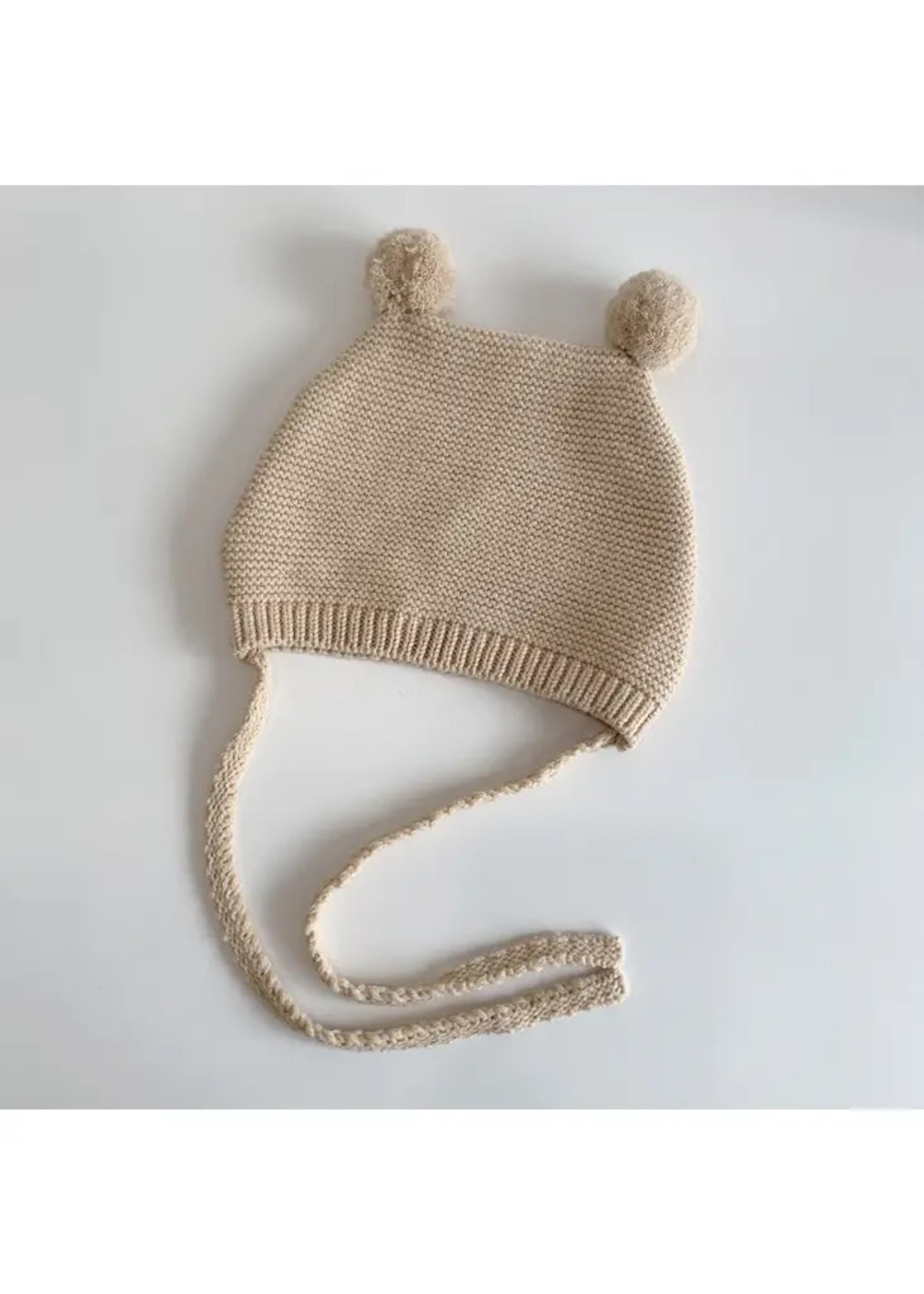 Baby Tie Hat - Wheat
