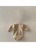 Organic Cotton Bodysuit - Beige 12-18M