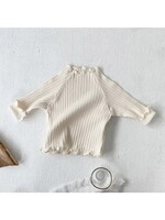 Organic Cotton Shirt - Beige 6-12 M