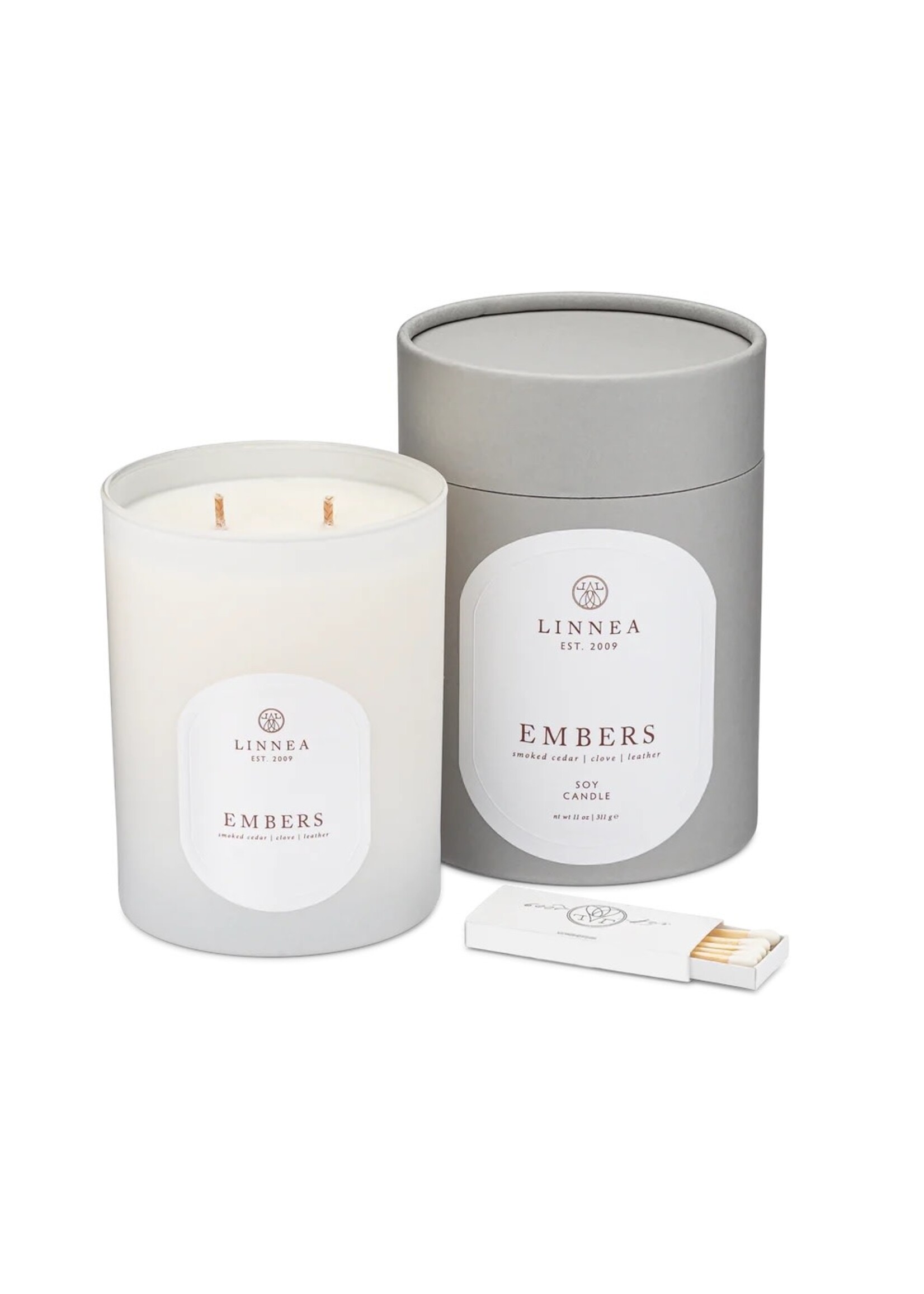 Linnea & Co. Candle - Embers 2-wick