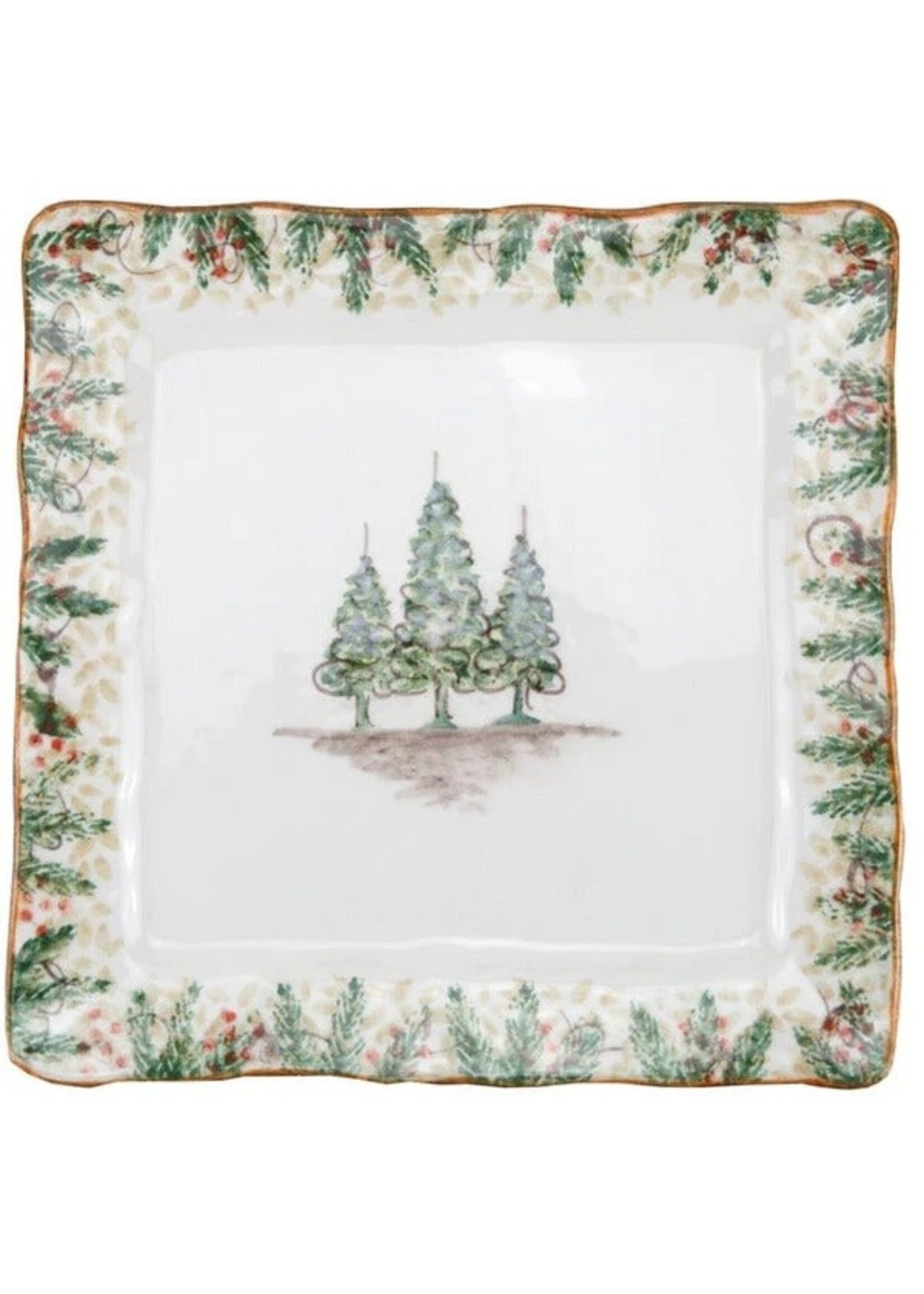 Arte Italica Natale - Dinner Plate Square