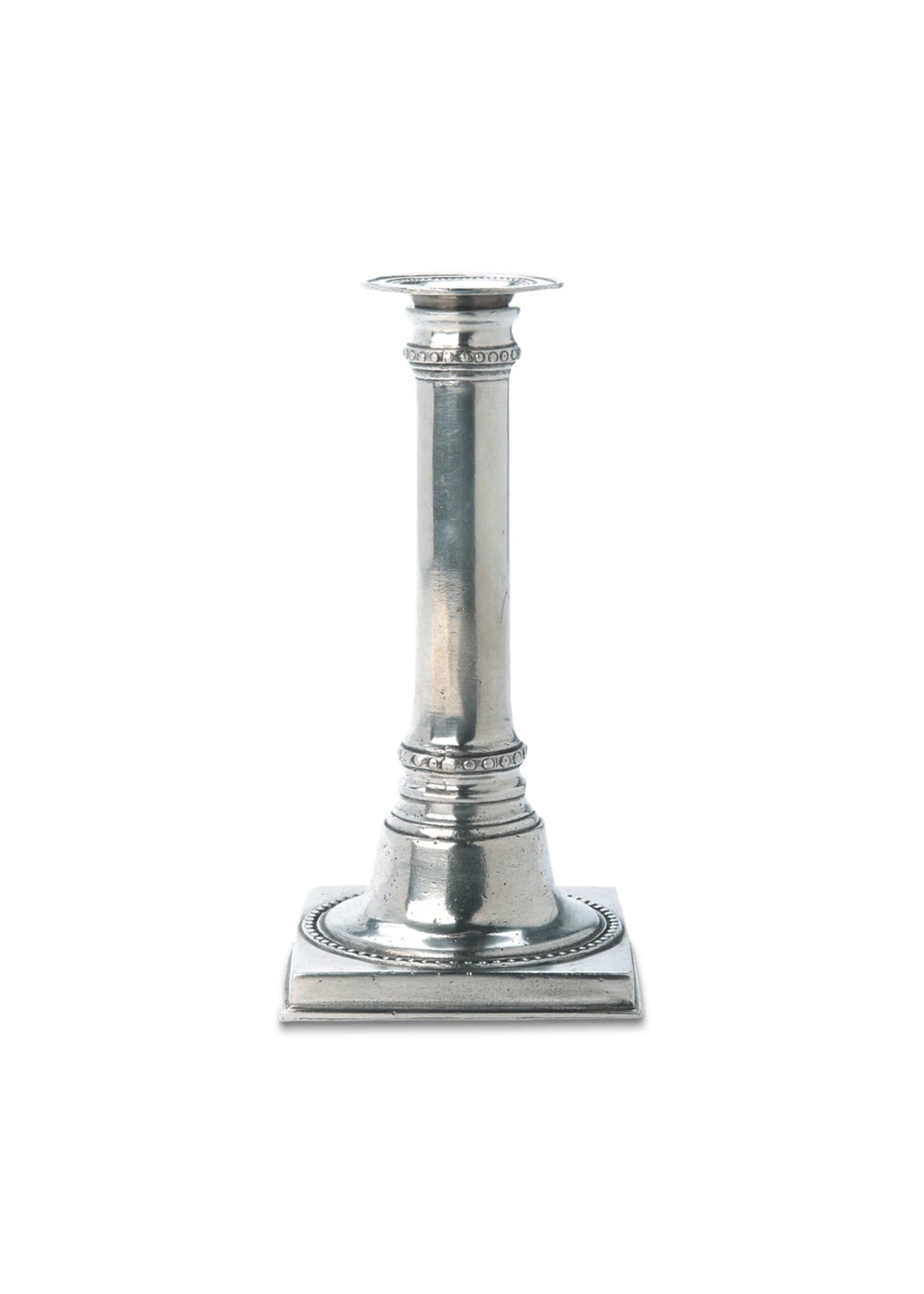 Match Pewter Candlestick - Pewter Square