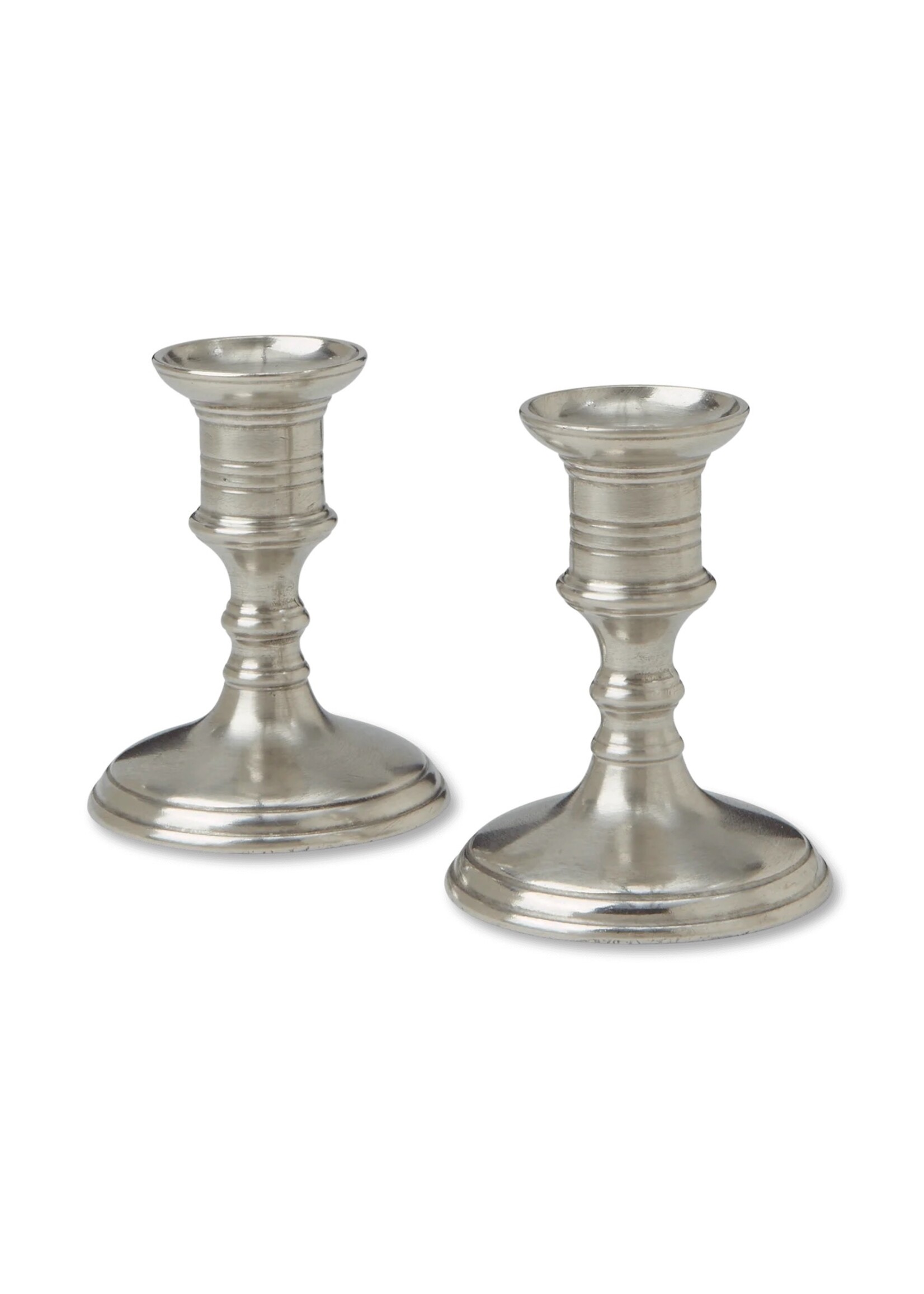 Match Pewter Candlestick - Prato Small Pair