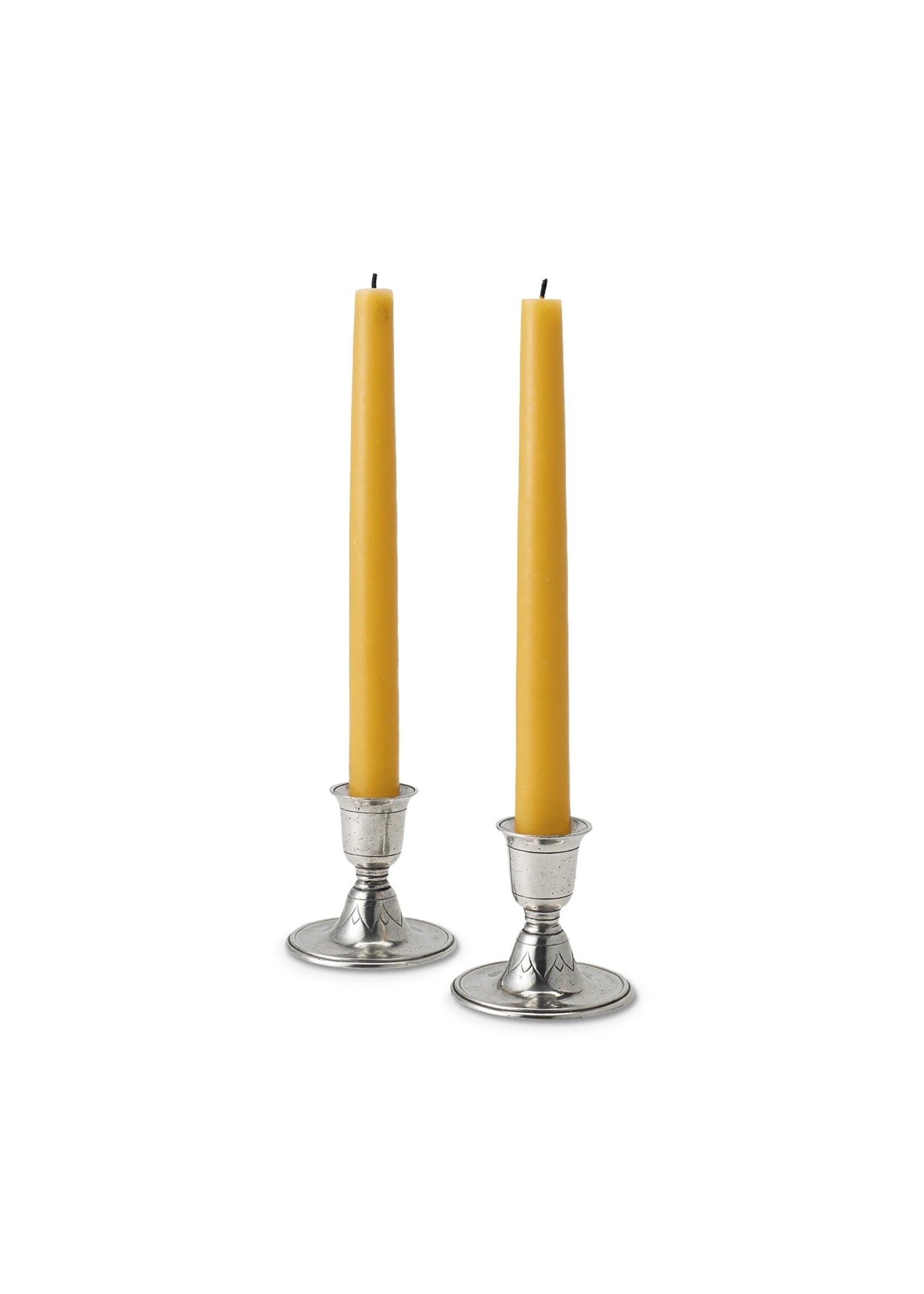 Match Pewter Candlestick - Short Pair