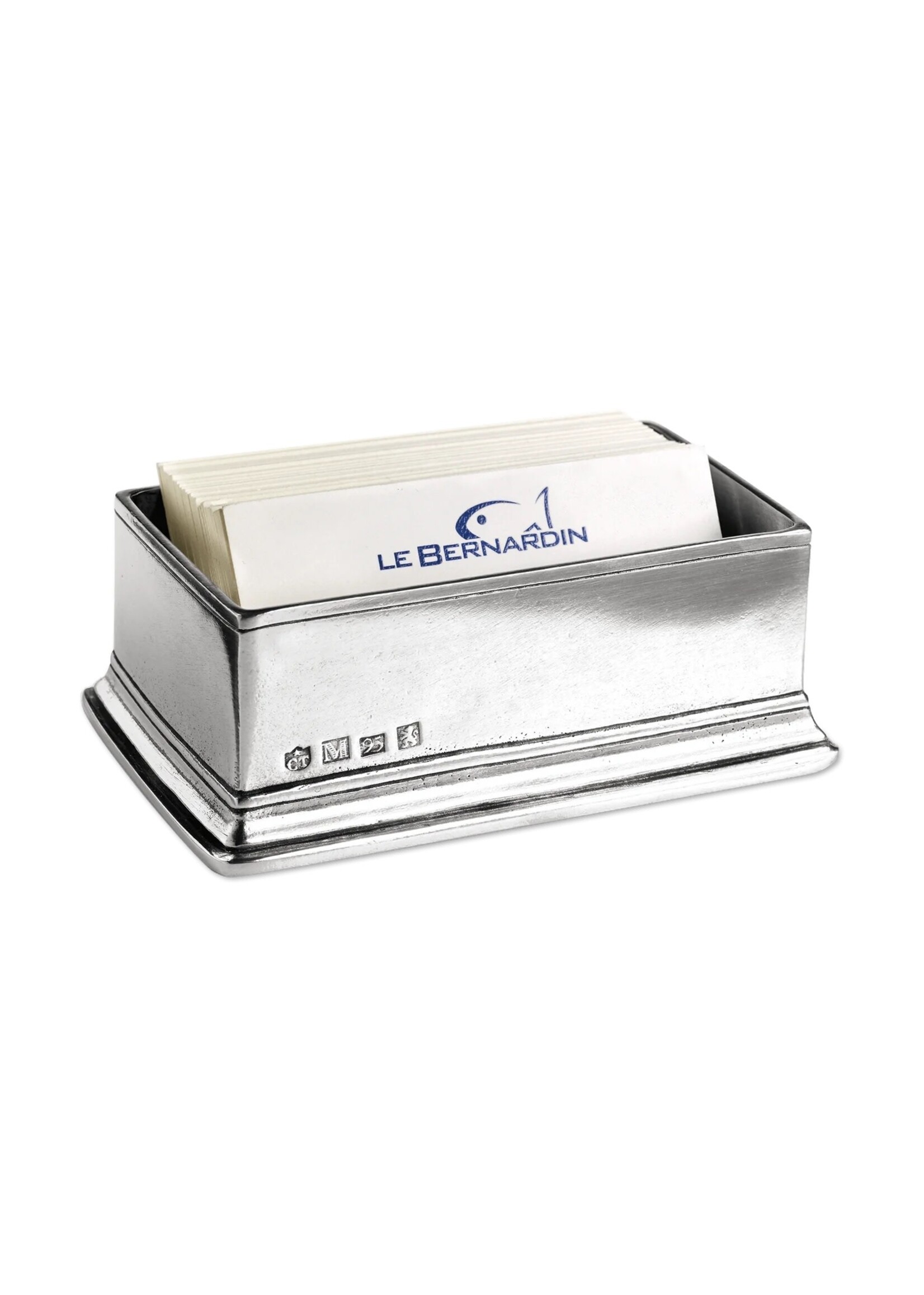 Match Pewter Business Card Holder