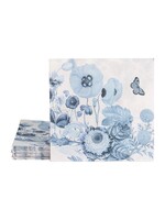 Juliska Paper Napkins - Field of Flowers Chambray (20 pack)