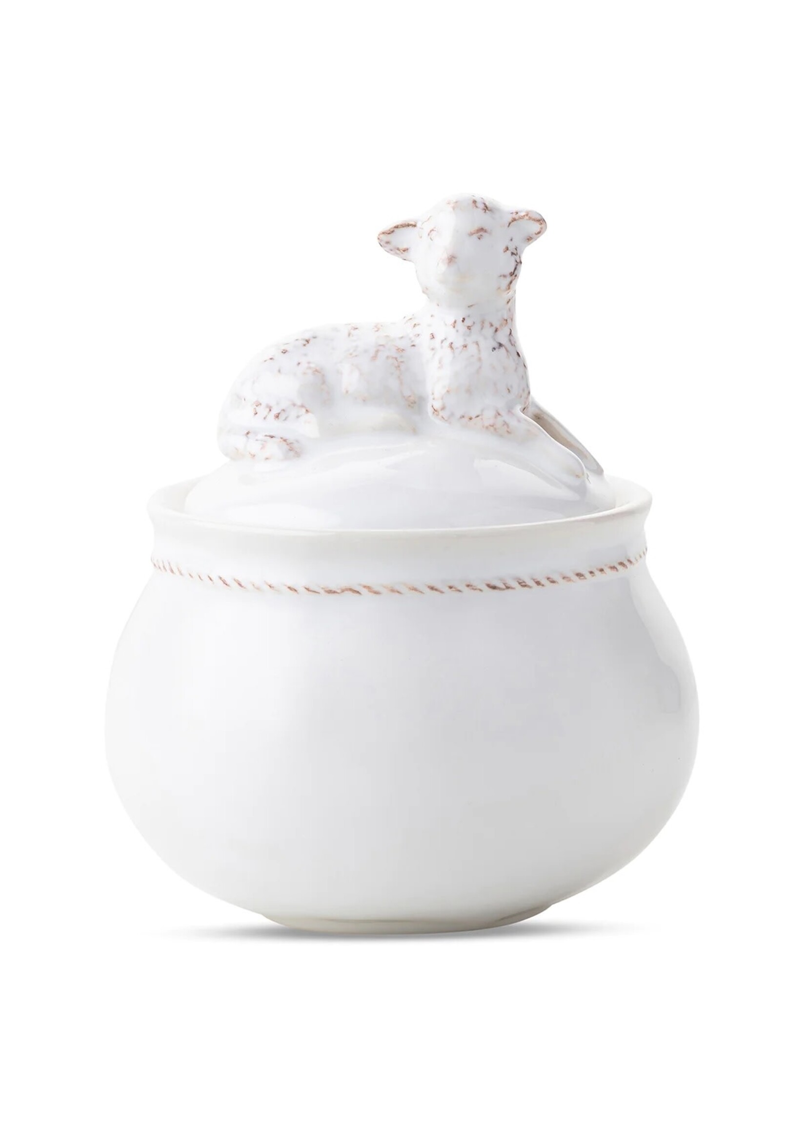 Juliska Clever Creatures - Henri the Lamb Lidded Jar