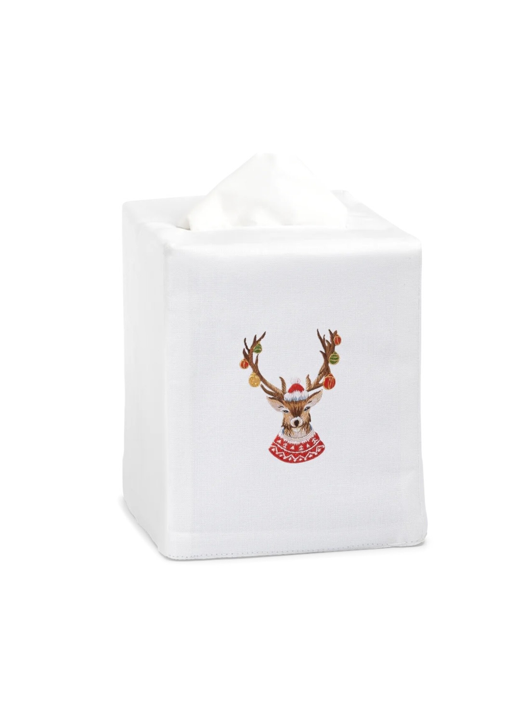 Henry Handwork Tissue Box Cover - Ornament Antlers