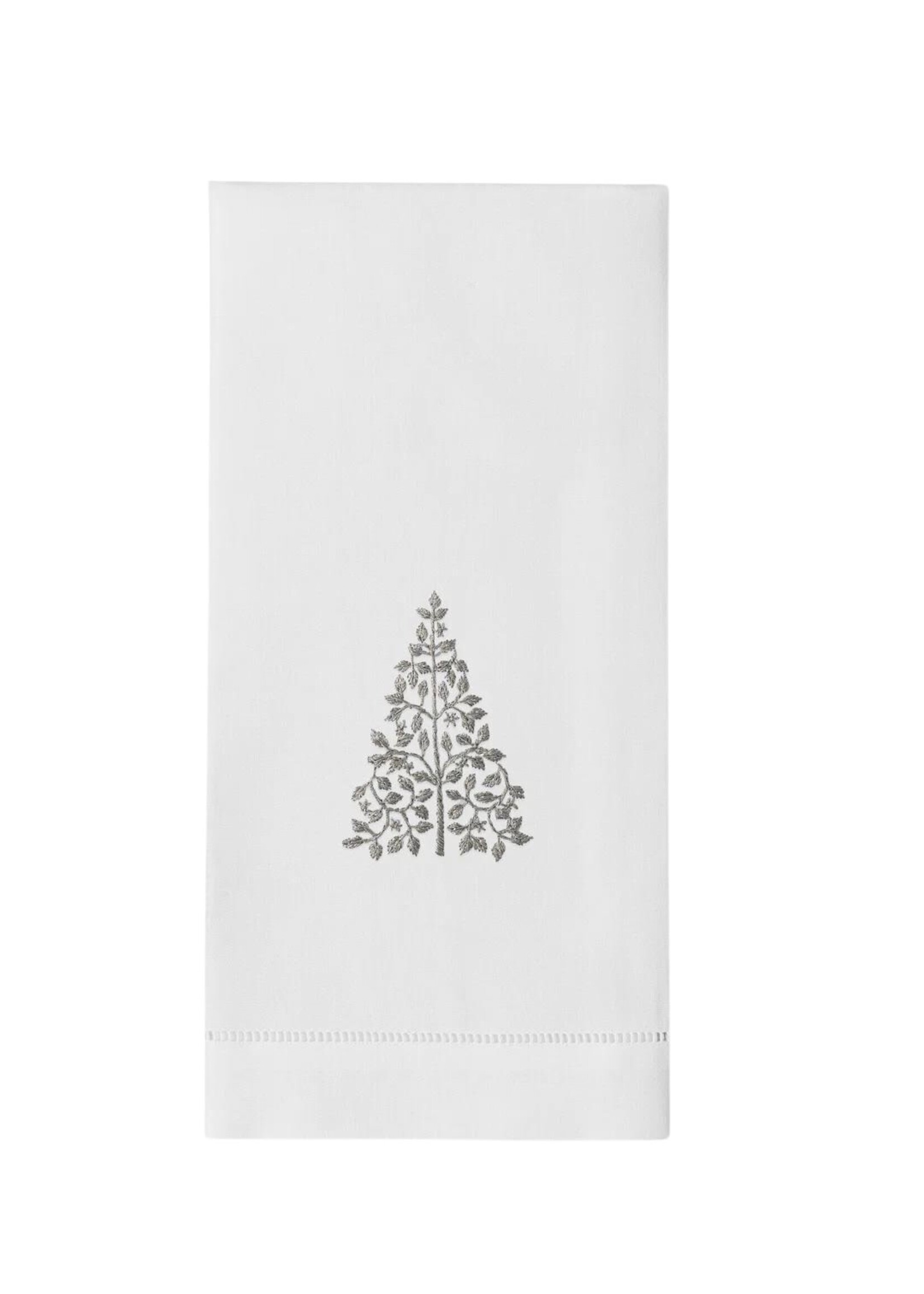 Henry Handwork Towel - Mod Tree Silver