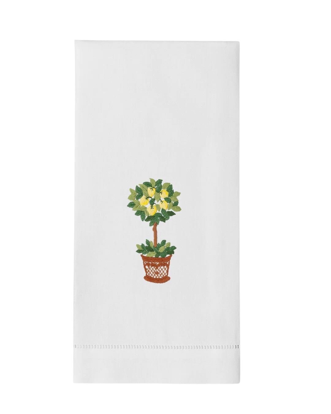 Towel Lemon Tree Maison Blue   Henry Handwork Towel Lemon Tree 