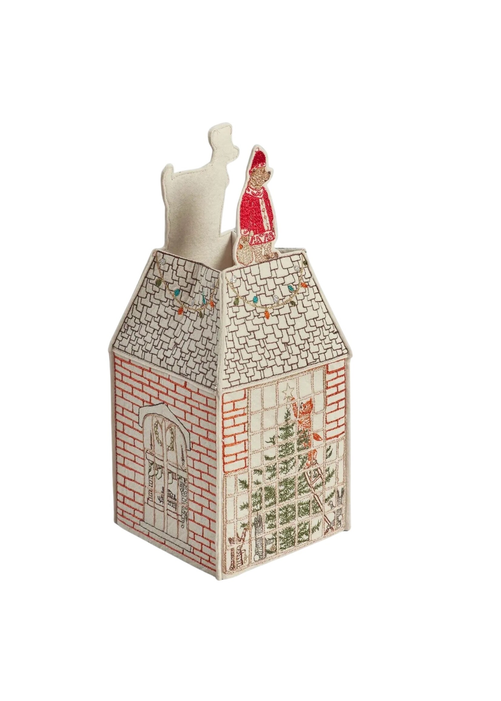 Tissue Box Cover - Home for the Holidays - Maison Blue