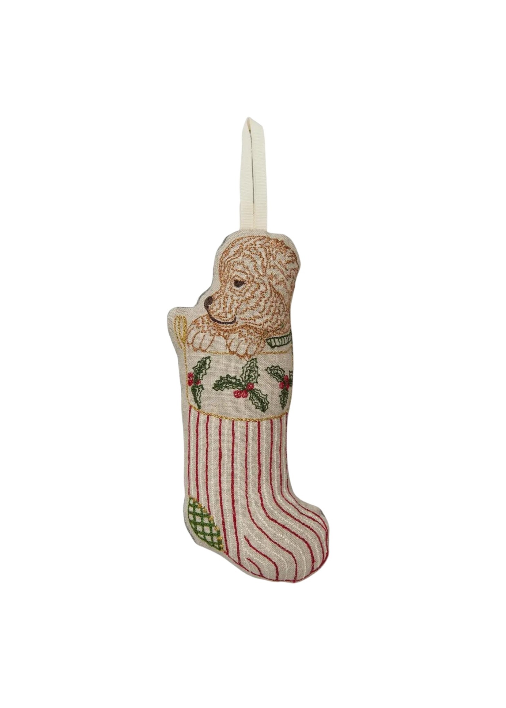 Coral and Tusk Ornament - Puppy Stocking