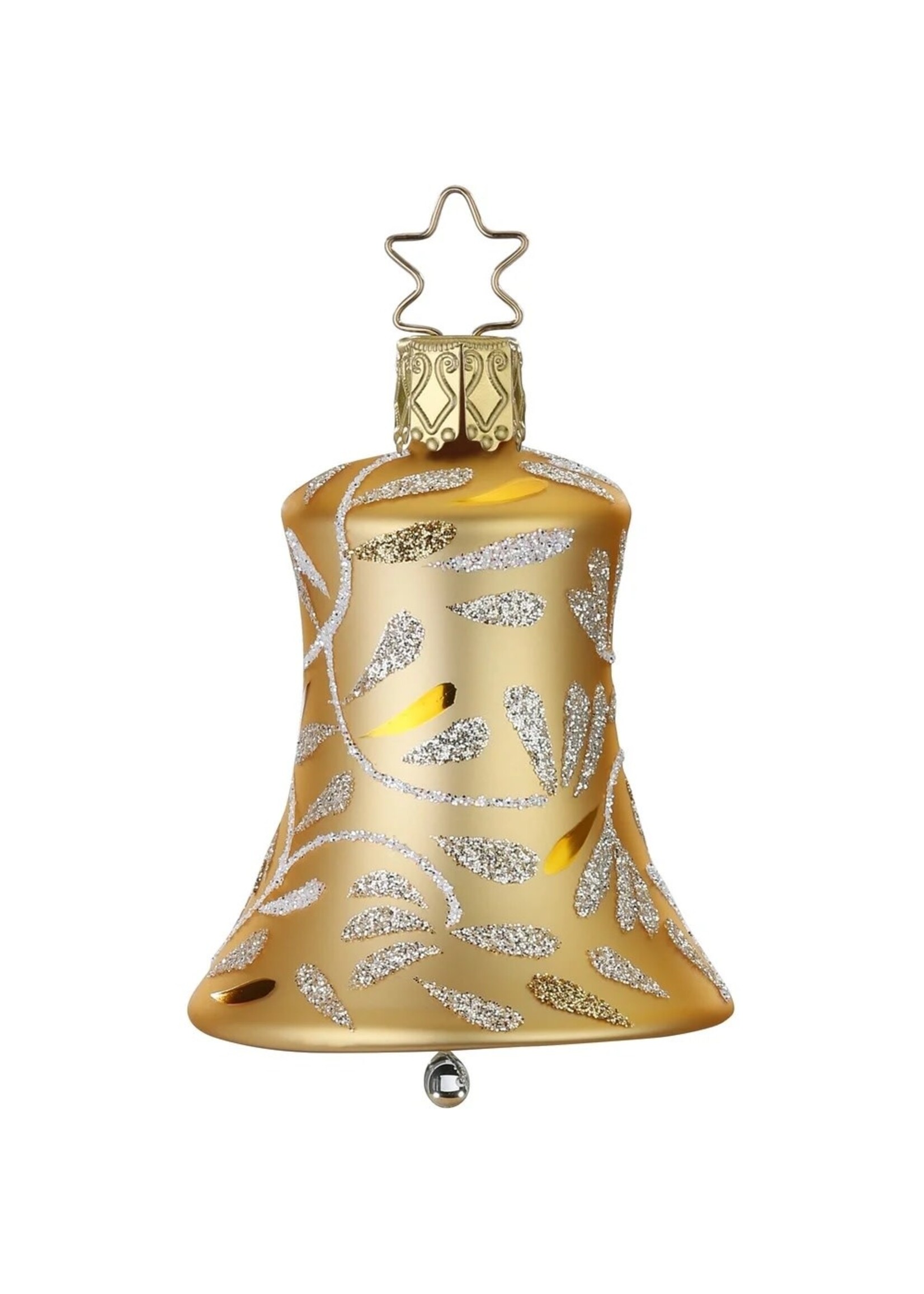 Ornament - Bell Inkagold Matt Delights 2.6"