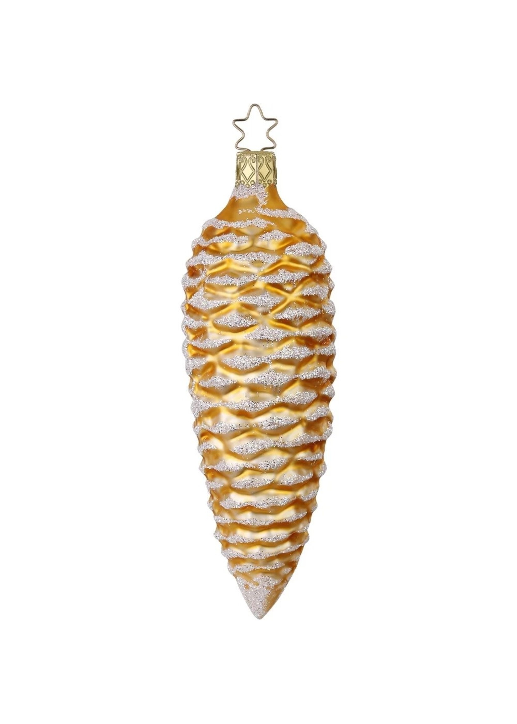 Ornament - Pinecone Gold 5.4"