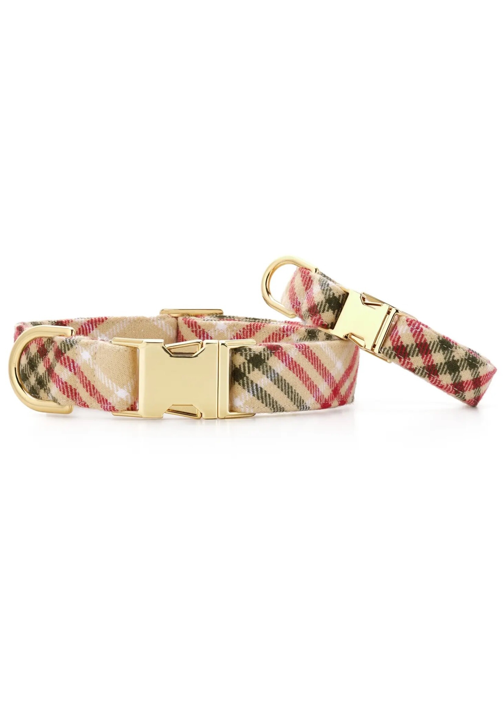 The Foggy Dog Eggnog Plaid Collar