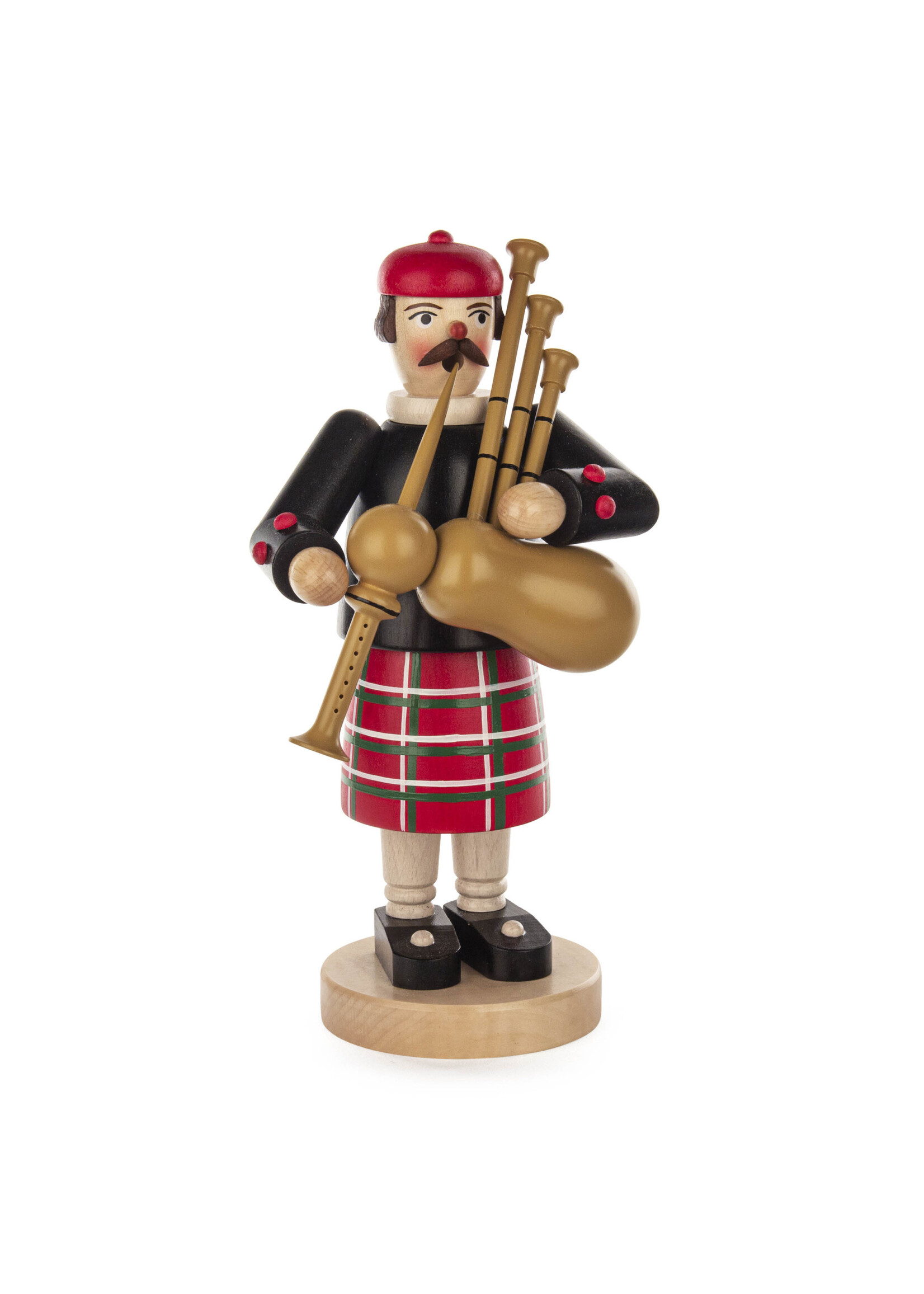 Smoker Scotsman Bagpiper